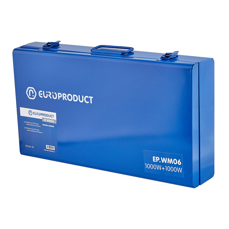 Паяльник Europroduct EP.WM06 для PPR труб (плоскі насадки) 50/110mm (EP6096) Київ - фото 8