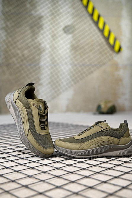 Демисезонныем милитари  кроссовки oliva ПП7867 Одесса - изображение 4