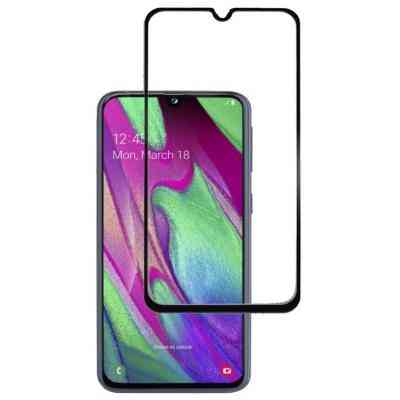 Скло захисне Drobak Full Glue для Samsung Galaxy A70 (Black) (441608) Вінниця