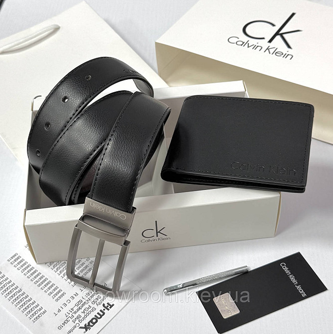 Гаманець і ремінь в подарунковій упаковці Ск (484) Київ - фото 3