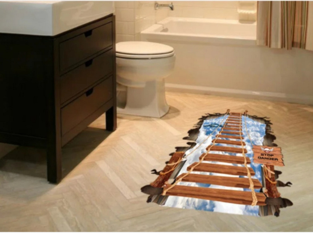 Интерьерная наклейка Деревянный мост 3D Киев - изображение 6