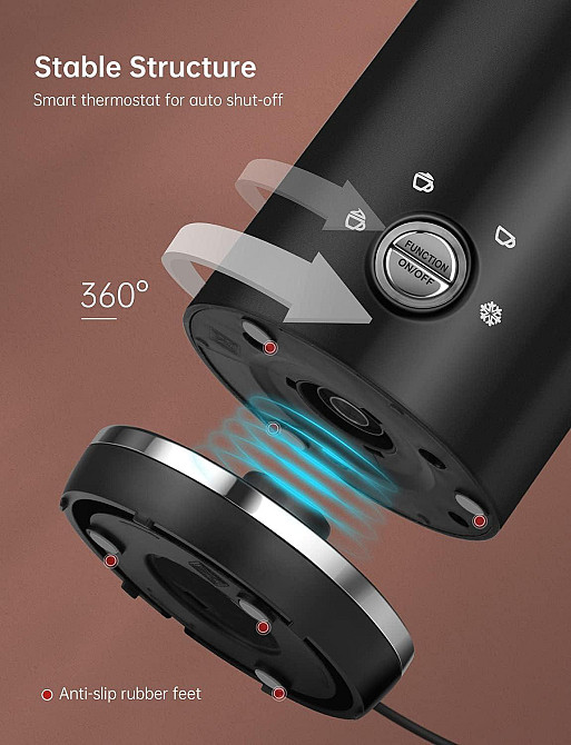 Спінювач молока YISSVIC MK1000-GS Луцк - изображение 3