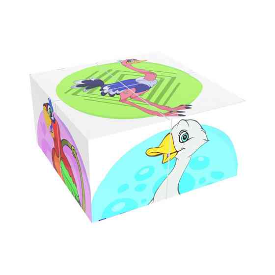 Розвиваючі кубики "Птахи" мал. ТехноК 1875TXK Вінниця