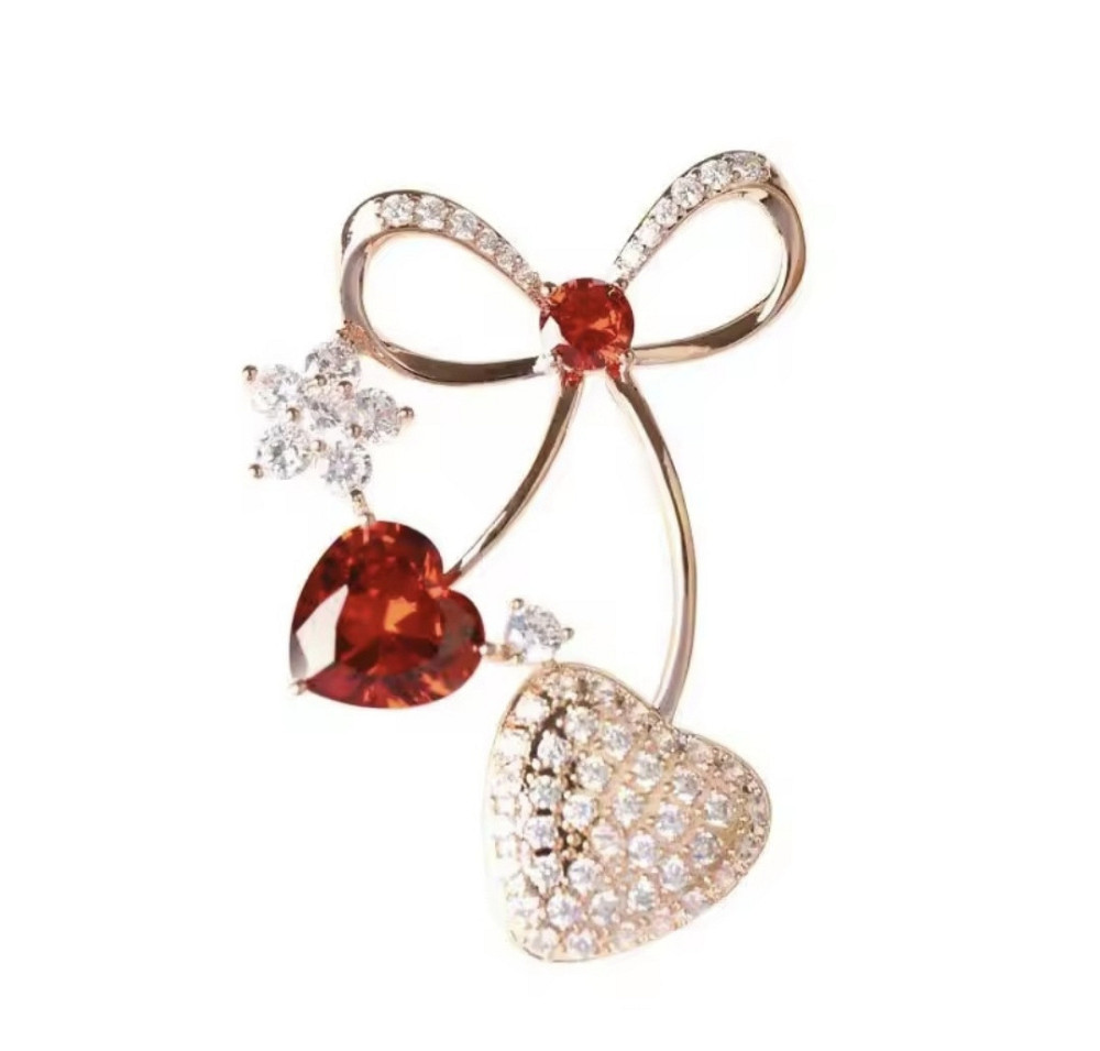 Брошка "Два серця" Сміла - фото 4