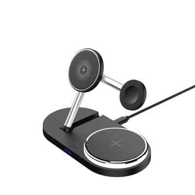 Зарядний пристрій Armorstandart Wireless Charging H102 3 in 1 Magnetic Black (ARM78103) Вінниця