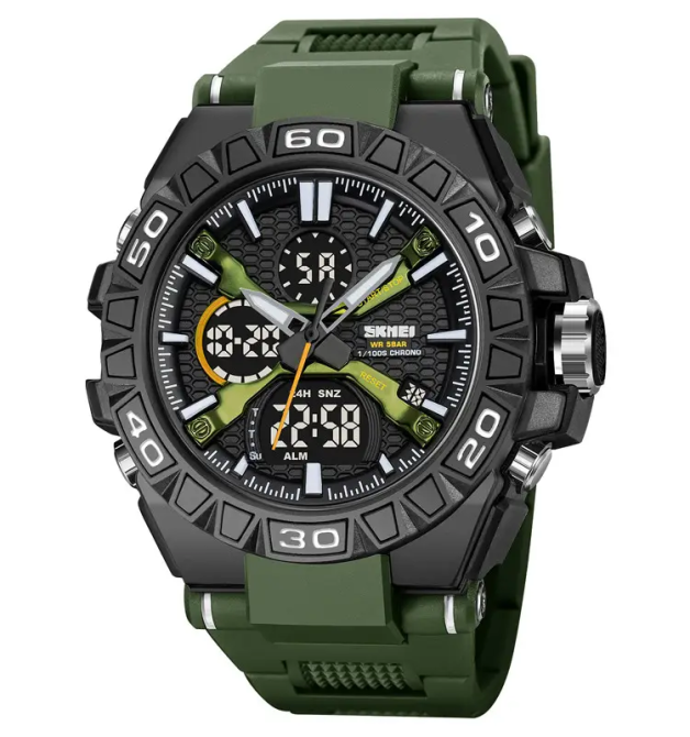 Часы мужские наручные спортивные Skmei 2220 (Зеленый) Винница - изображение 1