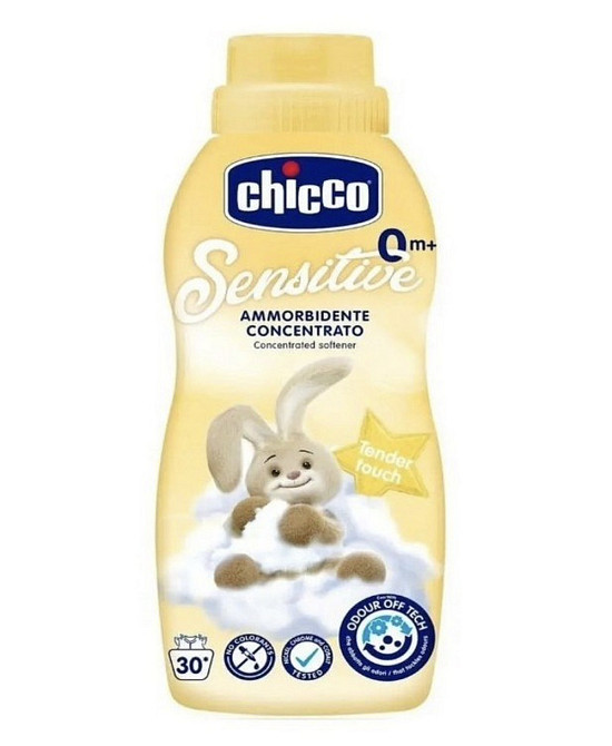 Смягчитель для тканей Chicco Sensitive Tender Touch, 750 мл Виноградов - изображение 1