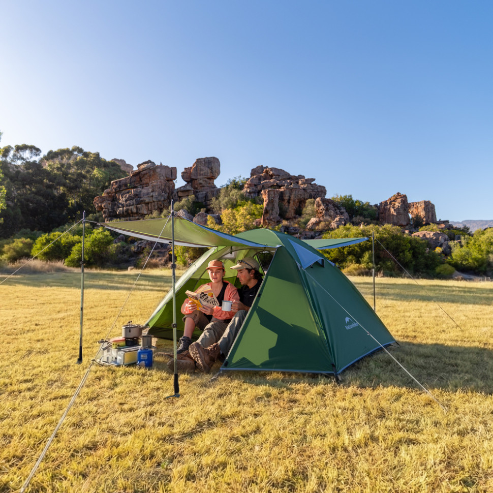 Намет тримісний Naturehike Bleik Series Tent CNK2550WS038, зелений Киев - изображение 5