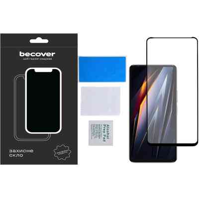 Стекло защитное BeCover Tecno POVA Neo 3 (LH6n) Black (710045) Винница