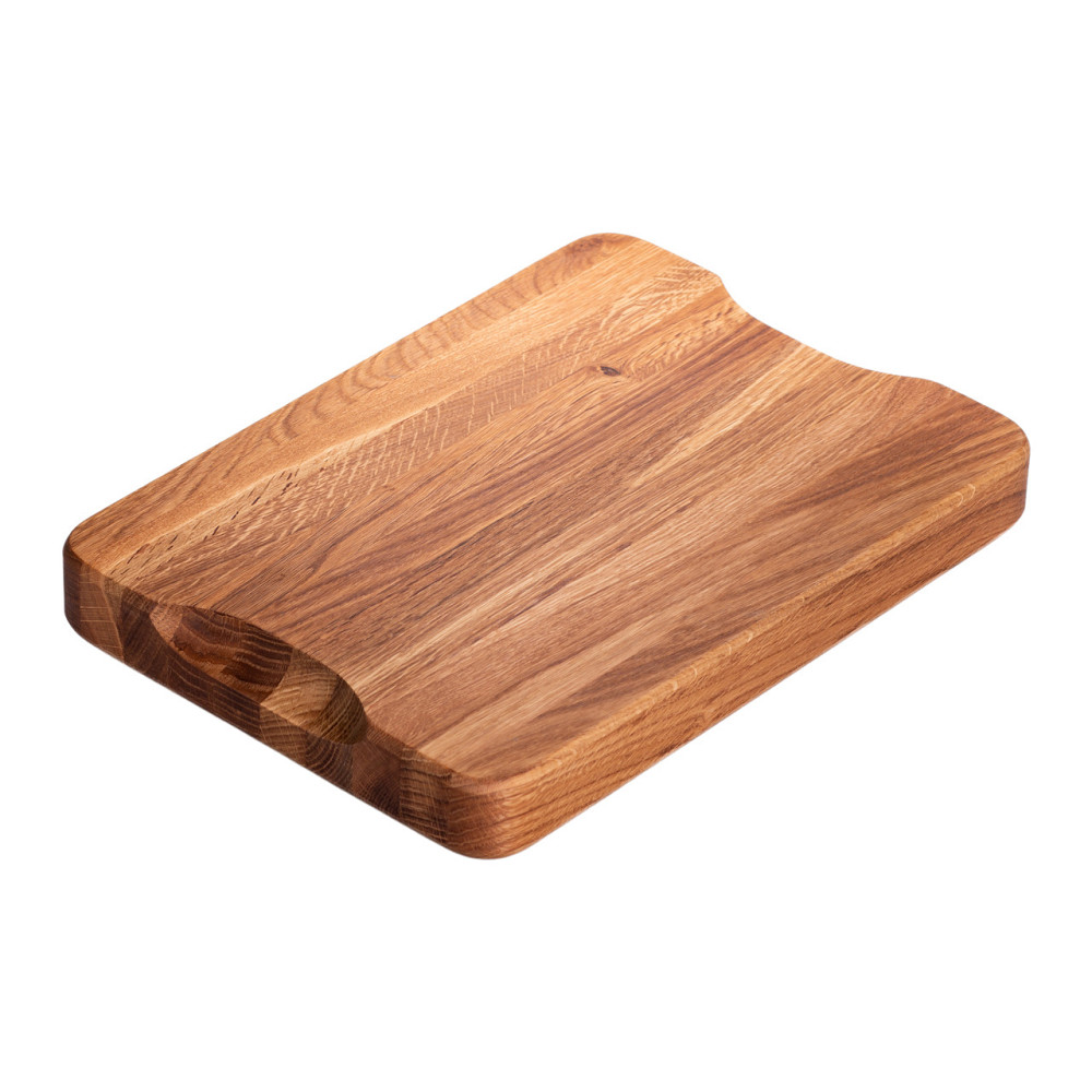 Кухонна обробна дошка дерев'яна 30×20 см прямокутна Lugi C32W200300D Коломия - фото 3