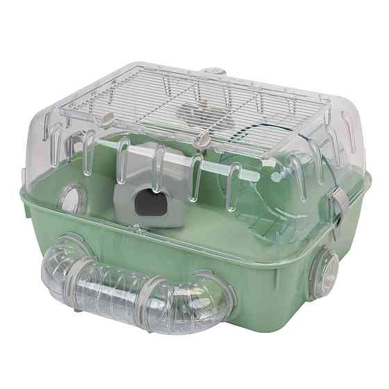 Клетка для хомяков и грызунов с игровыми тоннелями Ferplast Combi 1 (Ферпласт Комби 1) Зеленый Запорожье