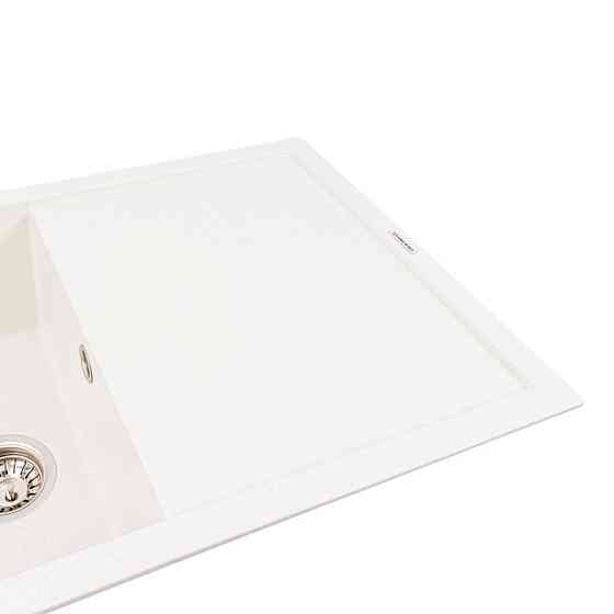 Гранітна мийка VALESO MAGNUM 7950 матова Біла в крапку Коломыя