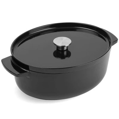 Гусятниця KitchenAid Cast Iron 30 см 5,6 л Чорна (CC006064-001) Вінниця - фото 1