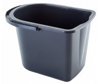 Відро прямокутне 14л пластик граніт Алеана Житомир - фото 1