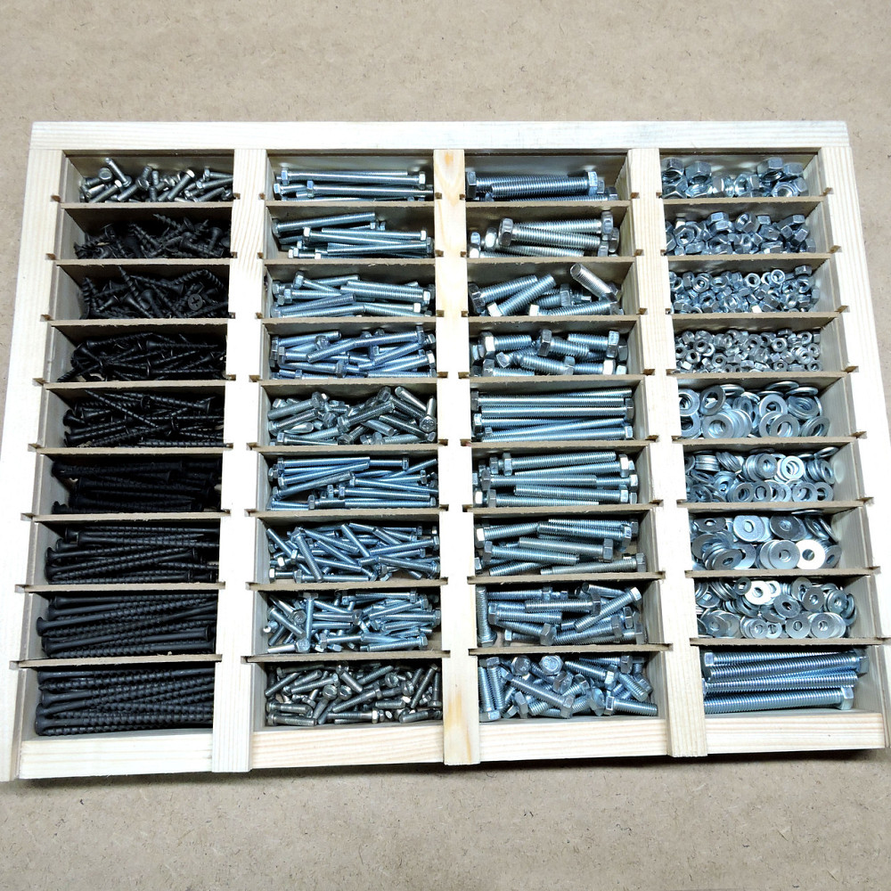 Набір 4х метизів універсальний 2218шт Миколаїв - фото 10