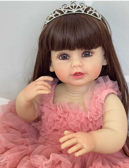 Кукла реборн 55 см полностью силиконовая (5940) Харьков - изображение 3