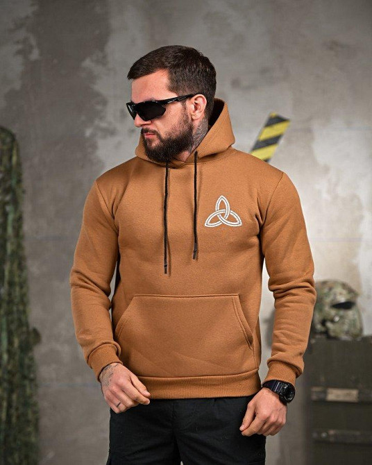 Милитари худи на флисе GENESIS Thor койот ПП8080 Одеса - фото 2