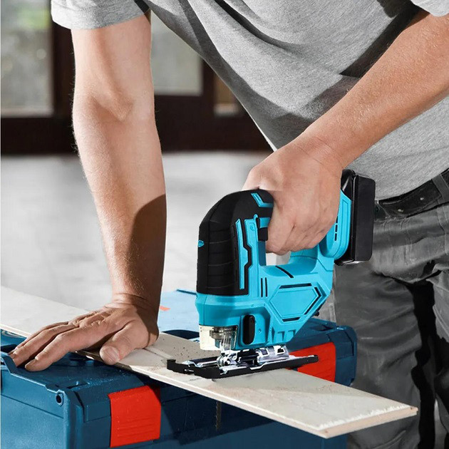 Акумуляторний безщітковий лобзик 24V з 2 АКБ у пластиковому кейсі з регулюванням швидкості та кута нахилу RB-97 Львів - фото 10