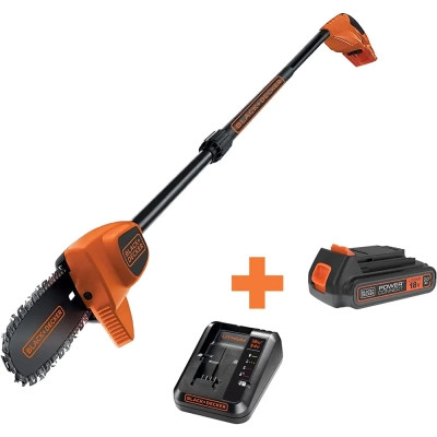 Кущоріз Black&amp;Decker висоторіз, 18V,2Ah, штанга 150-244 см, довжина шини 20 см (GPC1820L20) Вінниця - фото 5