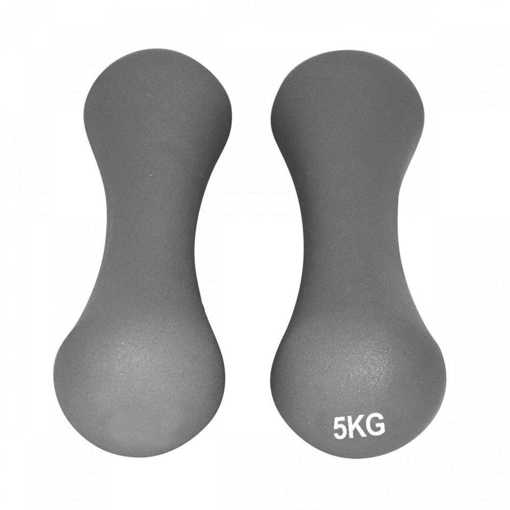 Гантель неопренова PowerPlay 4126 Spartacus 2*5 кг. Сіріі (2шт.) Кам'янське - фото 3