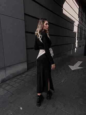 Жіноча стильна тепла сукня ангора рубчик Одеса