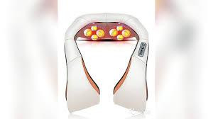 Шиацу массажер для шеи и спины 4 кнопки воротник 55W с функцией подогрева Винница - изображение 10