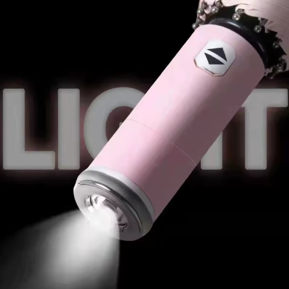 Зонт 98 см с Led-фонариком от дождя, солнца, диаметр, зонт автоматический,10 спиц, розовый Каменец-Подольский - изображение 4