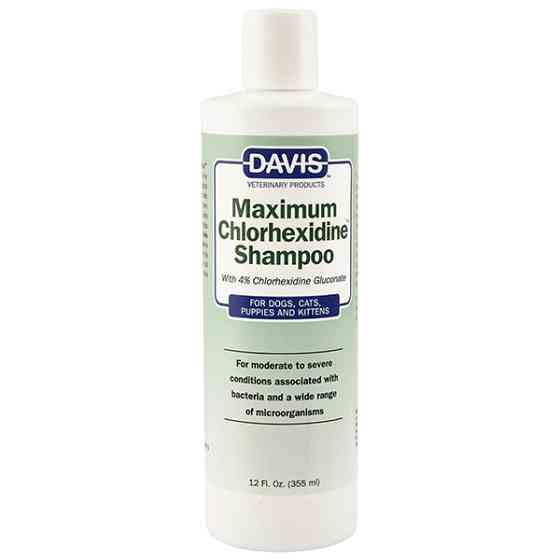 Davis Maximum Chlorhexidine Shampoo ДЭВИС МАКСИМУМ ХЛОРГЕКСИДИН дерматокосметический шампунь с 4% хлоргексидином для собак и котов с заболеваниями кож Киев