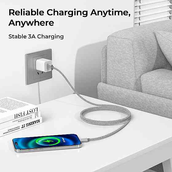 Зарядний кабель Basesailor USB - Type C 2м Луцк