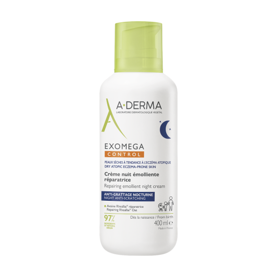 А-Дерма Экзомега Контрол восстанавливающий ночной крем-эмолент A-Derma Exomega Control Repairing Emollient Night Cream, 400 мл Днепр