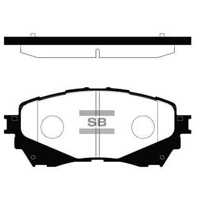 Гальмівні колодки HI-Q SP1728 Вінниця