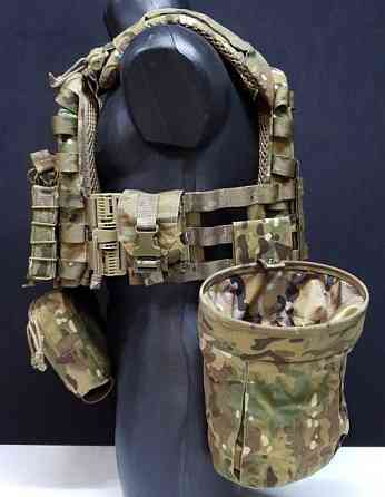 Тактический комплект плитоноска М6 с подсумками без плит (Мультикам пиксель) Винница