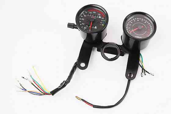 Спідометр, тахометр в зборі "чорний" (на 160км/год, тахометр електронний) Киев
