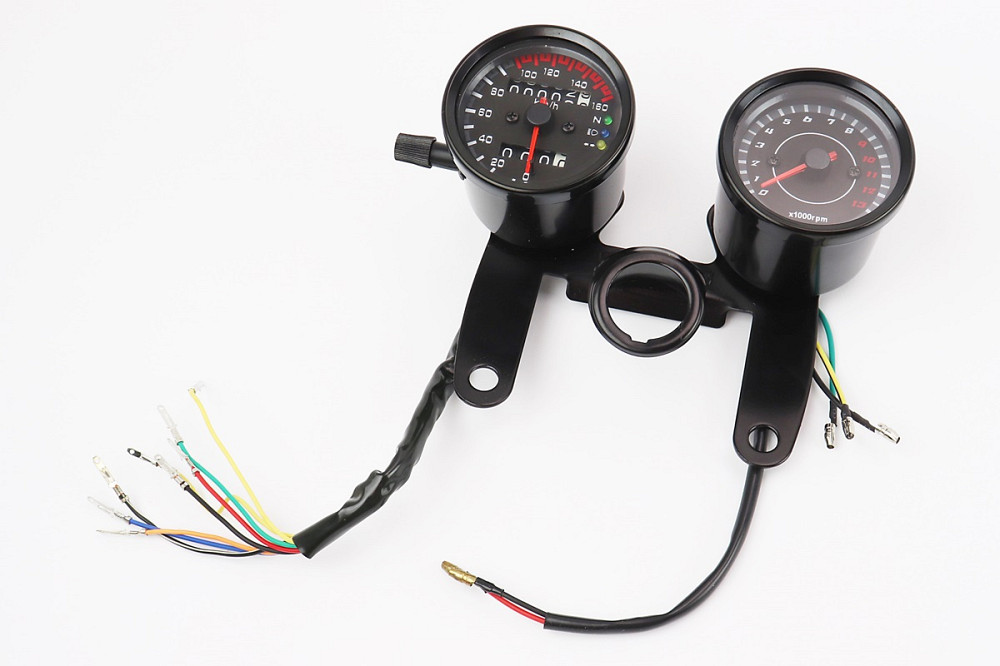 Спідометр, тахометр в зборі "чорний" (на 160км/год, тахометр електронний) Киев - изображение 1