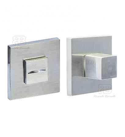 Сантехнічний фіксатор Ricardo Borelli модель Quatro BK SB Брошуване срібло Київ