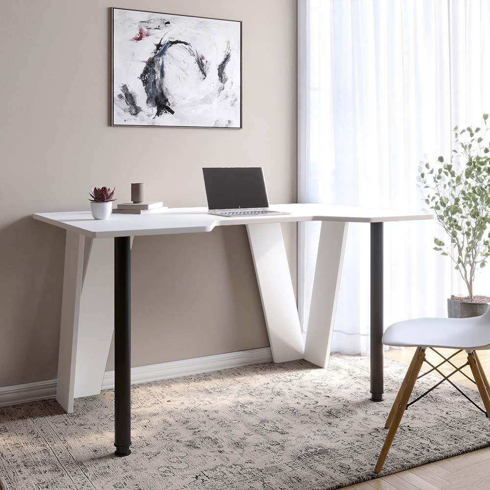 Компьютерный стол LION Квест Нимфея Альба (LION-041176) ТОП Львов - изображение 1