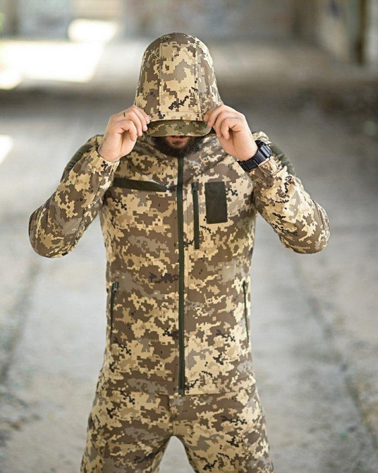 Эластичная тактический костюм agony пиксель НП4878 Одесса - изображение 4