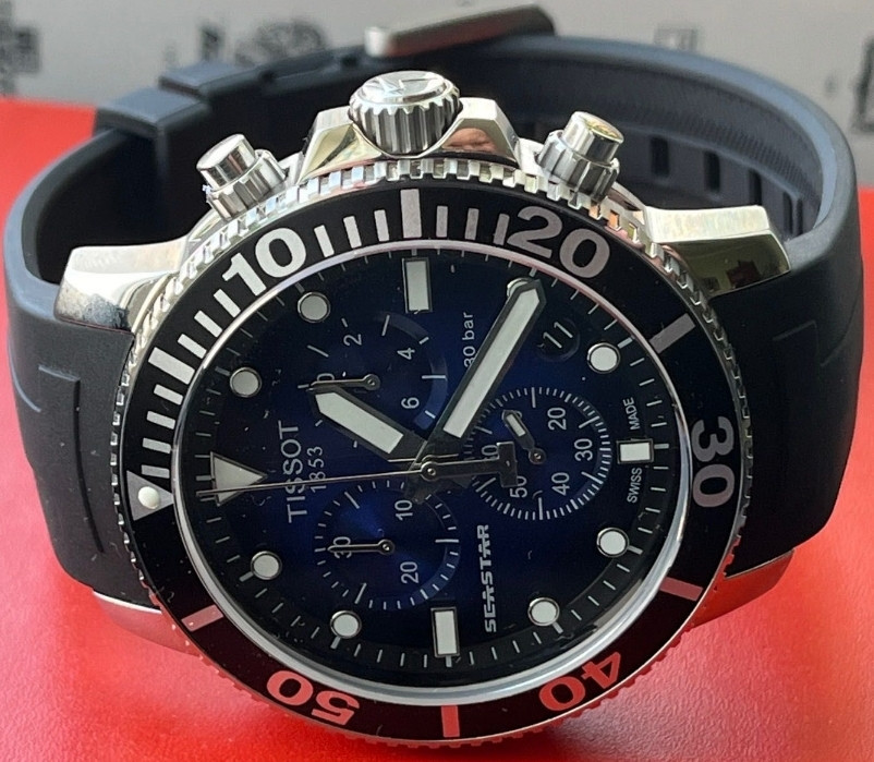 Дайверський годинник TISSOT Seastar 1000 (НОВНІ) T120417 ремінець, браслет. Харків - фото 8