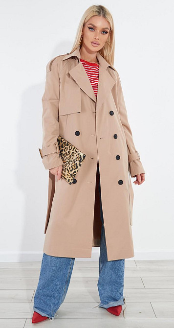 Двобортний класичний тренч (46) Київ - фото 5