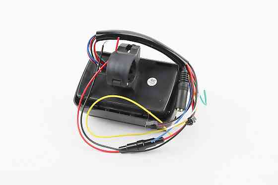 АУДІО-блок з ЖК дисплеєм (МРЗ-USB / SD, FM, пультДУ, сигналізація) + колонки 2шт (хром.) Київ