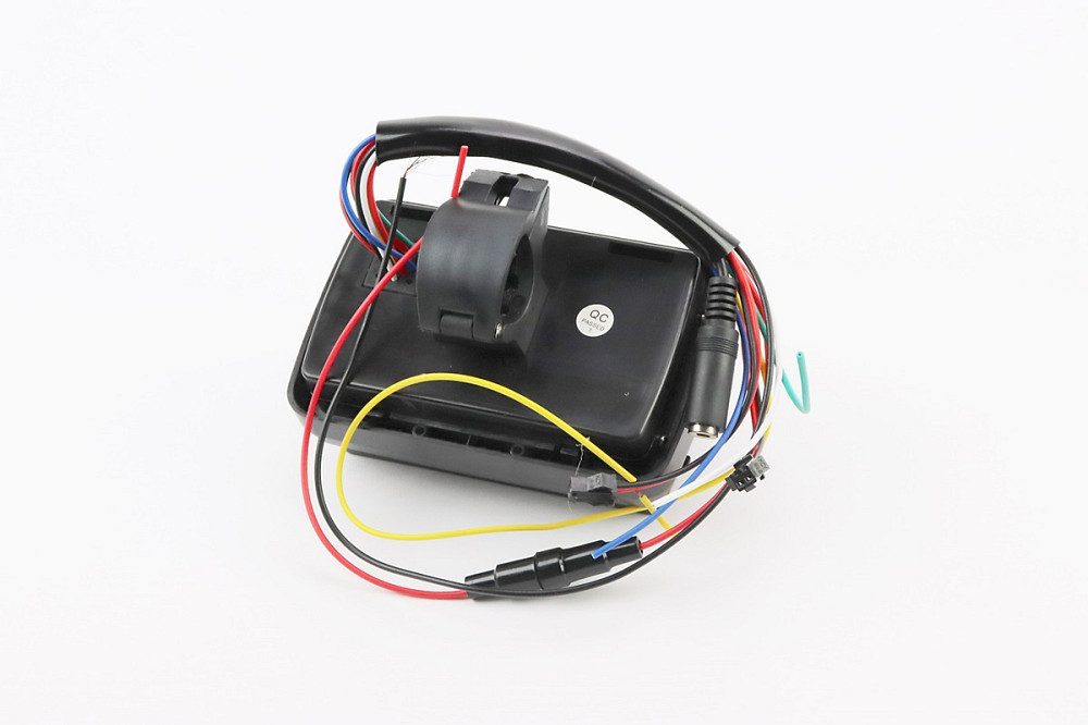 АУДІО-блок з ЖК дисплеєм (МРЗ-USB / SD, FM, пультДУ, сигналізація) + колонки 2шт (хром.) Київ - фото 1