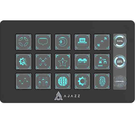 Контролер для стримінгу Ajazz AKP153E USB Black (AKP153E-B) ( 21082 ) Харків
