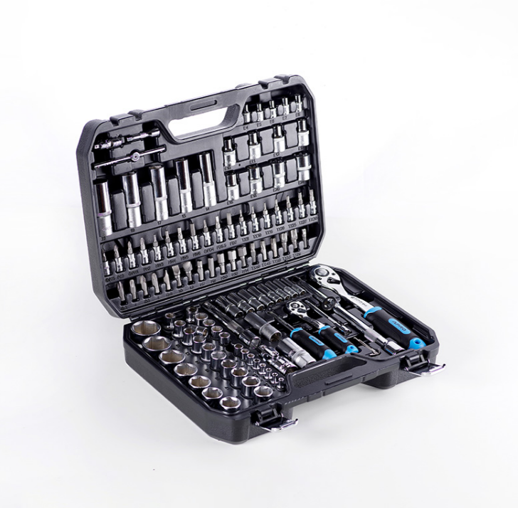 Набір насадок 90T 1/4"; 1/2" CrV 110 шт. APRO Житомир - фото 4