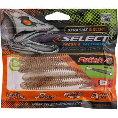 Силикон рыболовный Select Fetish 4" 215 (5 шт/уп) (1870.71.64) Винница