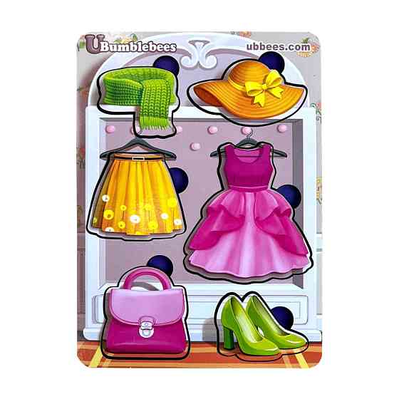 Деревянный пазл-вкладыш 