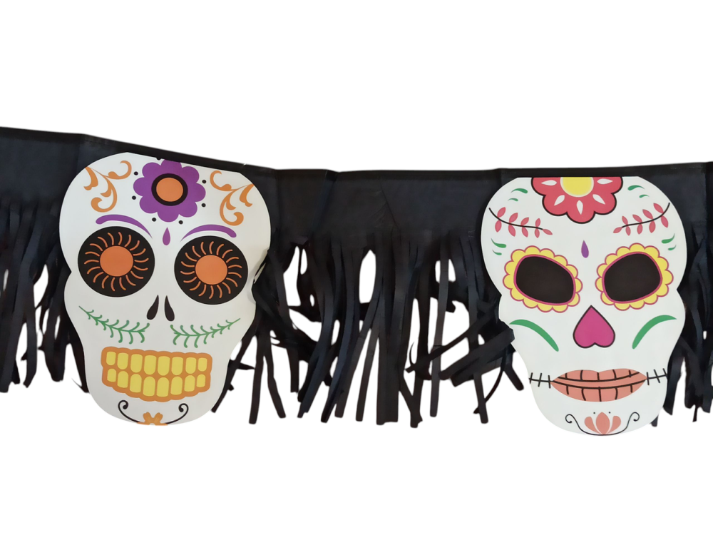 Гірлянда декоративна Череп для Хелловіна 200 м різнокольоровий Київ - фото 6