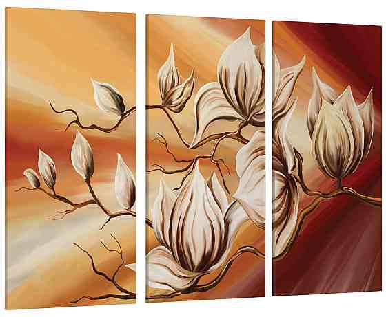 Модульна картина Абстракція Квіти Art-147_XXL Київ