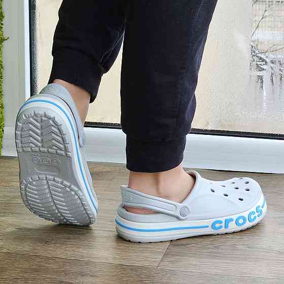 Крокси Сірі капці CROCS Шльопанці Чоловічі Жіночі (розміри: 39,40,41,42,43) Дніпро
