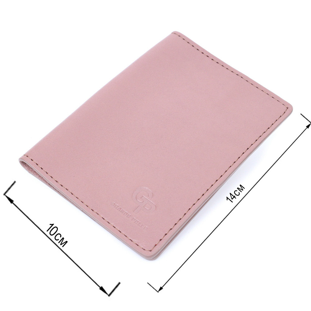 Красивая кожаная обложка на паспорт GRANDE PELLE 16795 Пудровый Киев - изображение 7