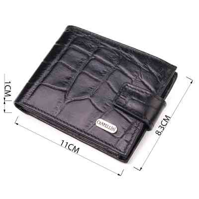 Кошелек Canpellini Из натуральной кожи Черный (21511) Винница